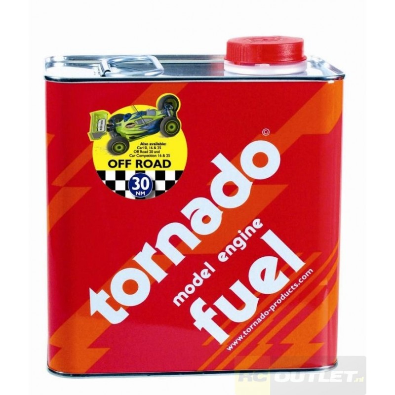 Vleien Geweldig Tirannie Tornado Nitro Brandstof 30% 2,5Liter - Specialist in Traxxas onderdelen en  Traxxas RC Auto's